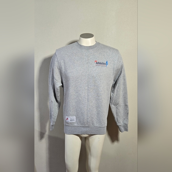 Nike Sweatshirt Sportswear Crew FN1486-063 One Day At A Time Men's Size Small - Picture 1 of 8